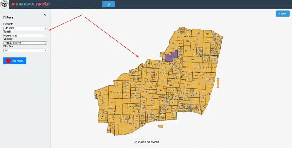 Bhu-Naksha uttar pradesh